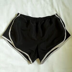 Jockey Black with White Stripe Classic Women’s Sports Shorts Size Small